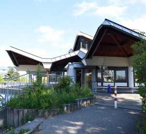 Auskragende Dachkonstruktion, Obergeschoss © GDKE, Landesdenkmalpflege, L. Köhren Auskragende Dachkonstruktion, Obergeschoss © GDKE, Landesdenkmalpflege, L. Köhren