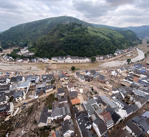 Zerstörungen im Ahrtal. Foto: MdI/ADD Land Rheinland-Pfalz Zerstörungen im Ahrtal. Foto: MdI/ADD Land Rheinland-Pfalz