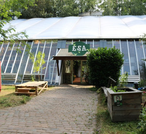 TU Kaiserslautern, Energiesparendes Studenwohnheim (ESA), Ansicht von Außen © Roswitha Kaiser, GDKE, Landesdenkmalpflege