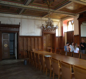 Abstimmung der denkmalpflegerisch-restauratorischen Zielsetzung vor Beginn der Maßnahmen © GDKE, Landesdenkmalpflege, M. Hammer 