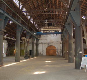 Gießhalle, Inneres vor der Instandsetzung (2007) | Bild: Georg Peter Karn