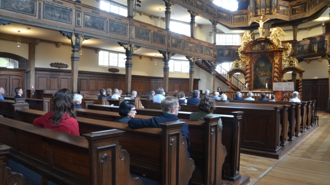 Eröffnung Tag des offenen Denkmals 2022 in der Dreifaltigkeitkirche Speyer © Georg Peter Karn, GDKE, Landesdenkmalpflege 