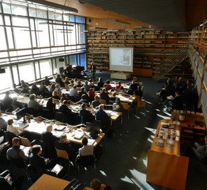15. Tatort Altbau zur Architektur der 1950er Jahre, Stadtbibliothek Trier © Hannelore König, Architektenkammer Rheinland-Pfalz 15. Tatort Altbau zur Architektur der 1950er Jahre, Stadtbibliothek Trier © Hannelore König, Architektenkammer Rheinland-Pfalz