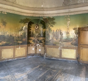 Burg Linz, Turmzimmer, Blick nach Südosten © Niklas Underwood, GDKE, Landesdenkmalpflege