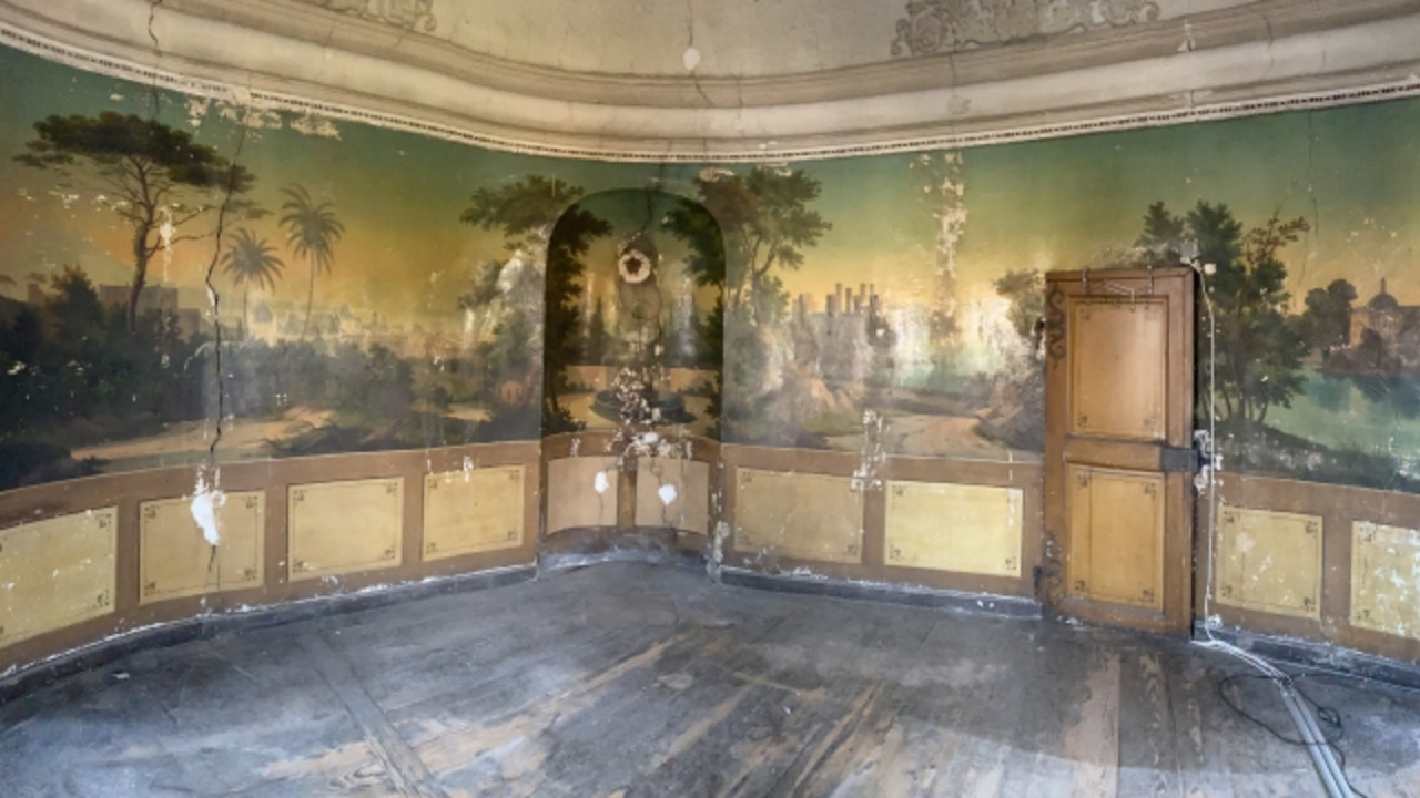 Burg Linz, Turmzimmer, Blick nach Südosten © Niklas Underwood, GDKE, Landesdenkmalpflege