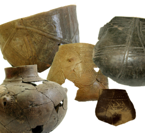 Keramikgefäße aus der Jungsteinzeit