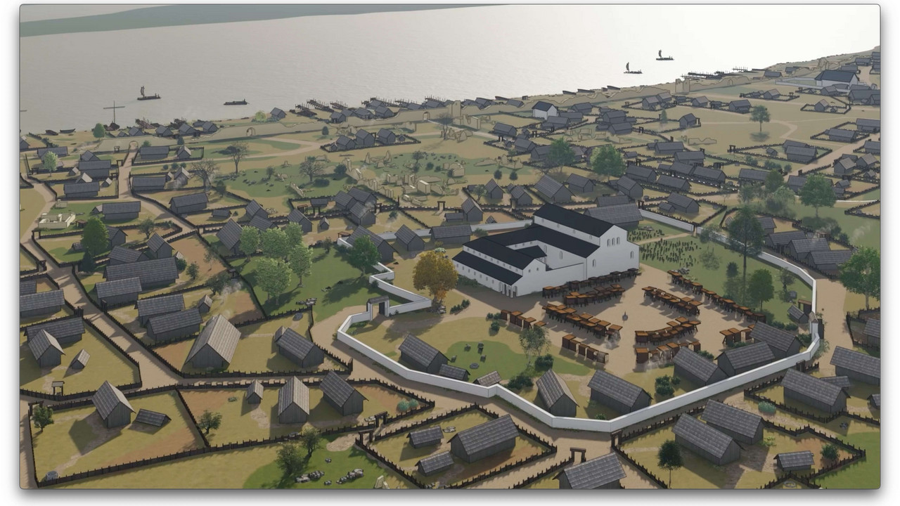 Bilder Domareal um 800. © 2020, AI MAINZ/GDKE