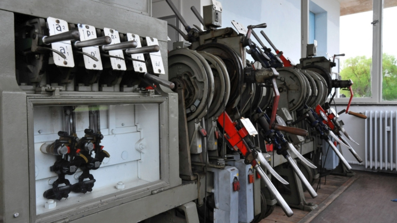 Mechanisches Stellwerk der Bauart „Einheit“ © Ralf Kollig 