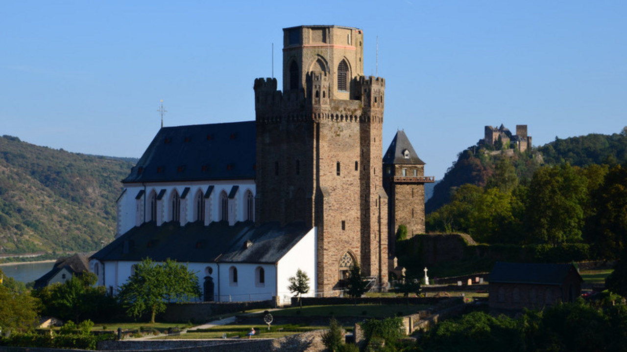 Oberwesel, St. Martin, Ansicht von Nordwesten © G. P. Karn