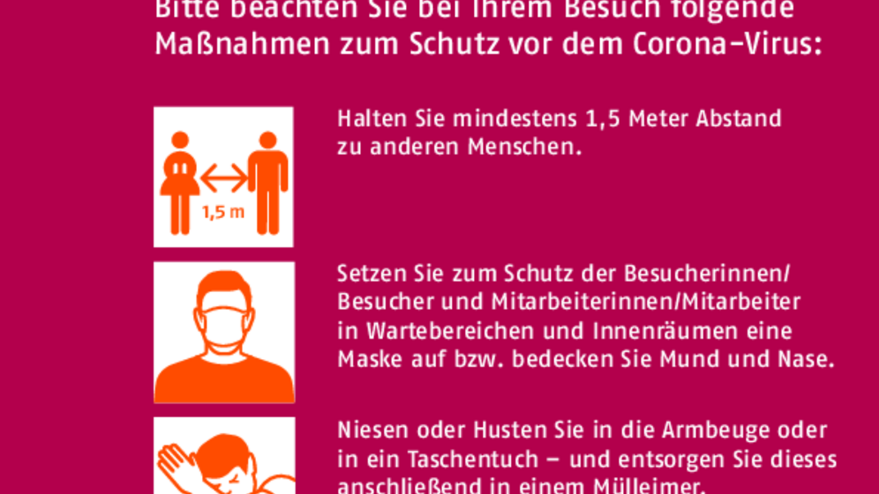 Hygienehinweise der GDKE. Hygienehinweise der GDKE.