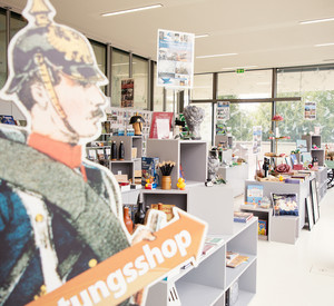 Festungsshop Koblenz mit Literatur, Spielen und regionalen Produkten