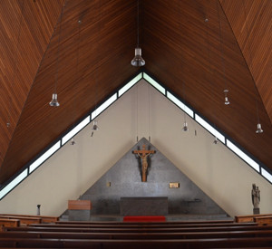 Koblenz-Ehrenbreitstein, Heilig-Geist-Kirche, Innenraumansicht © Georg Peter Karn, GDKE, Landesdenkmalpflege