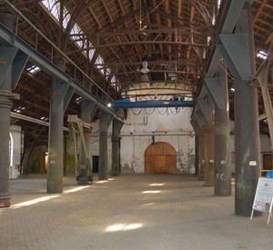 Gießhalle, Inneres vor der Instandsetzung (2007) © GDKE, Landesdenkmalpflege, G. P. Karn Gießhalle, Inneres vor der Instandsetzung (2007) © GDKE, Landesdenkmalpflege, G. P. Karn