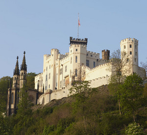 Schloss Stolzenfels in Koblenz. Foto: GDKE Rheinland-Pfalz / Pfeuffer Schloss Stolzenfels in Koblenz. Foto: GDKE Rheinland-Pfalz / Pfeuffer