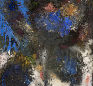 Otto Greis, Blauer Aufbruch, 1952, Öl auf Leinwand, GDKE, Landesmuseum Mainz © GDKE - Landesmuseum Mainz (Astrid Garth) 