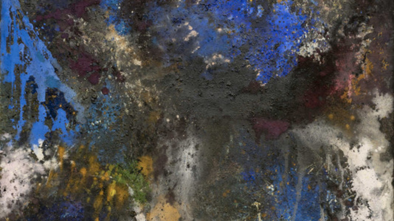 Otto Greis, Blauer Aufbruch, 1952, Öl auf Leinwand, GDKE, Landesmuseum Mainz © GDKE - Landesmuseum Mainz (Astrid Garth) 