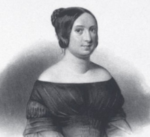 Foto von Adelheid von Stolterfoth nach einem Stich von 1830