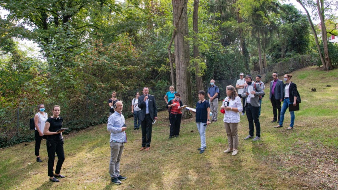 Begutachtung des Denkmalfriedhofs als Teil des Alten jüdischen Friedhof Mainz © GDKE, Steffen Fuchs